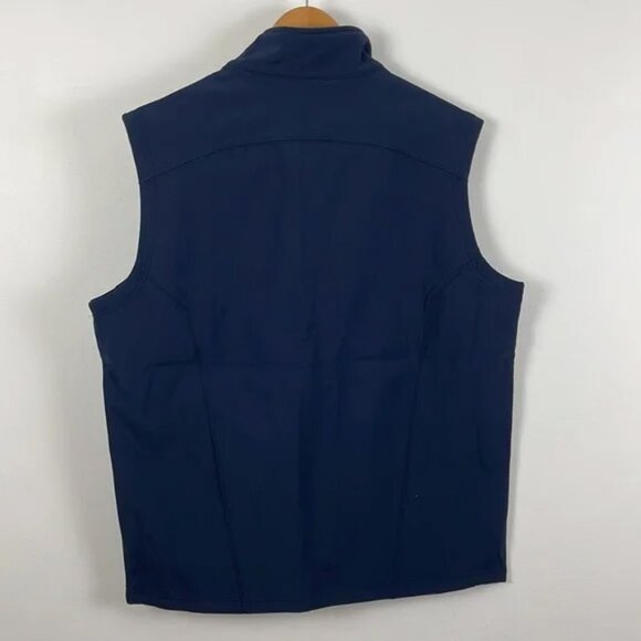 ✨3/$25✨  NWT Core 365 Navy Cruise Fleece Layer Soft Shell Vest - L - Picture 2 of 4